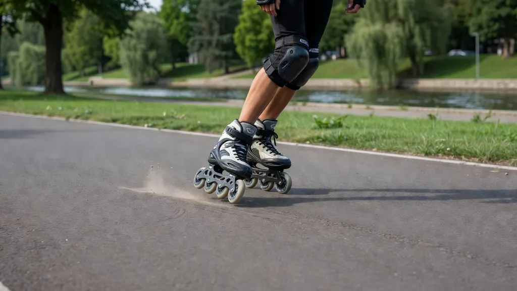 Jak hamować na rolkach?