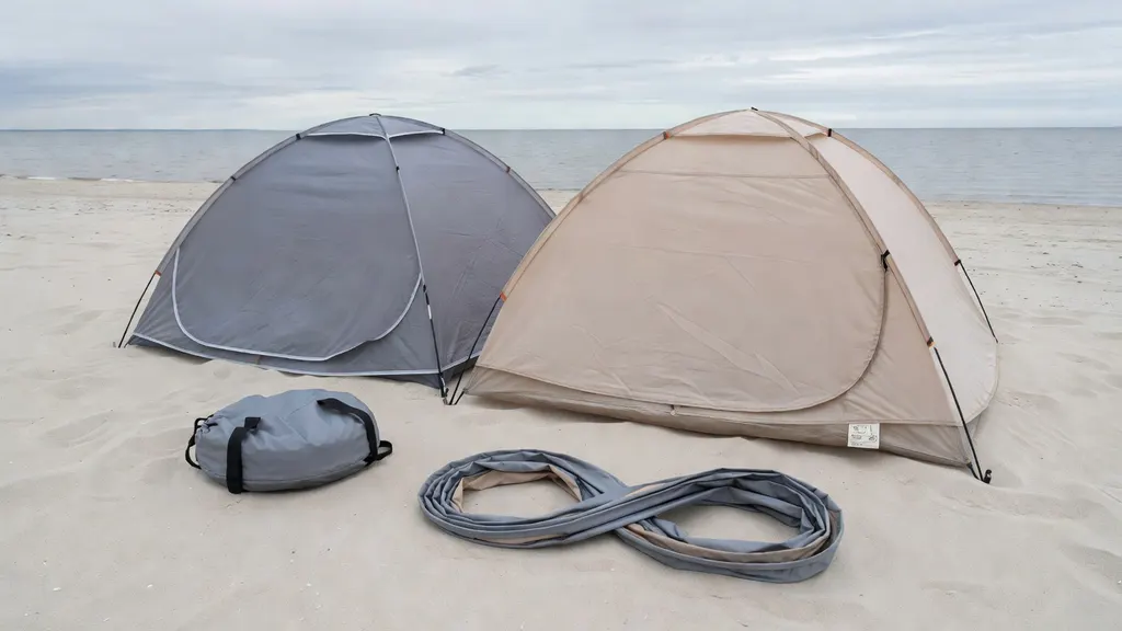 Jak złożyć namiot plażowy Quechua?