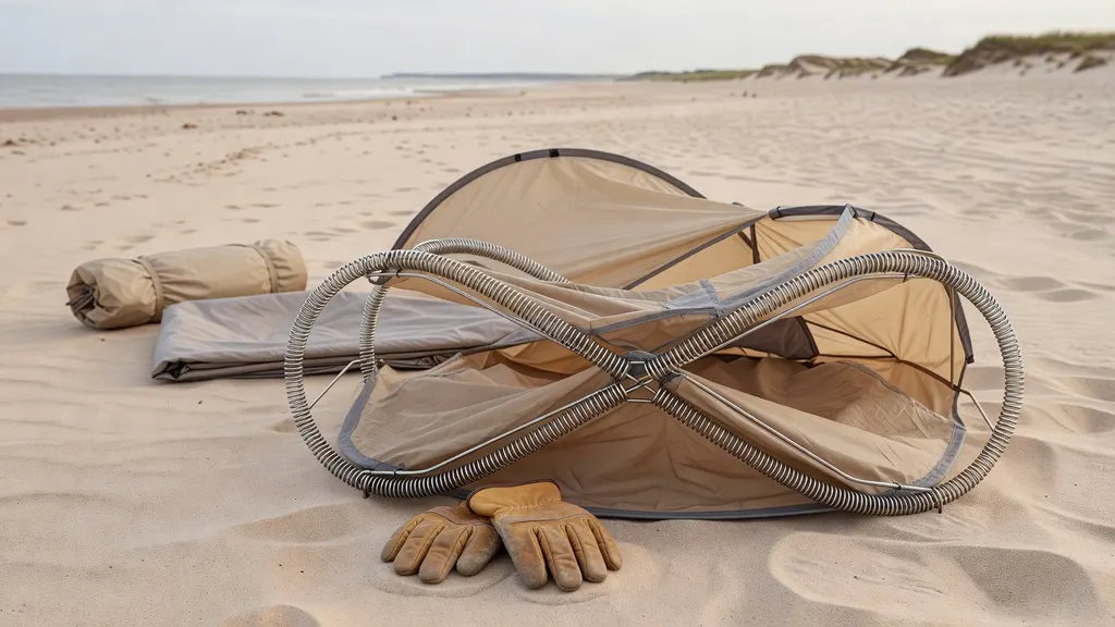Jak złożyć namiot plażowy Quechua?