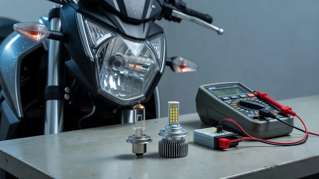 Halogeny motocyklowe. Jak poprawić widoczność jesienią i zimą